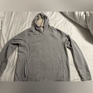 Gray Hooded Men's Sweater